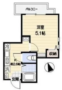 カーサビアンカ【2階】の間取り