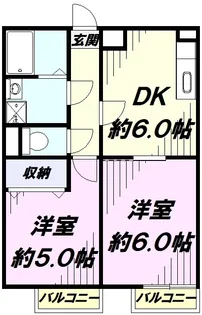 アムール友【1階】の間取り