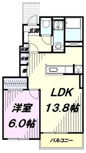 グラッチェ【1階】の間取り