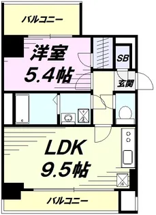 TOKIO国立タワー【10階】の間取り