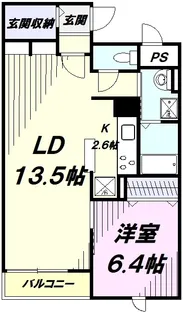 メゾン ソレイユⅡ【1階】の間取り