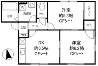 アーバンライフ【1階】の間取り