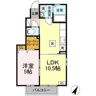 N・コート【1階】の間取り