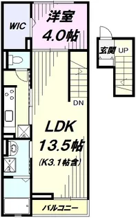 ルシエル1【4階】の間取り