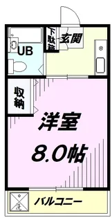 小野ハイツ【2階】の間取り