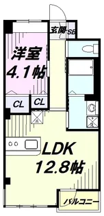 アルティア【1階】の間取り