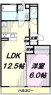 ブリージンB【203号室】の間取り