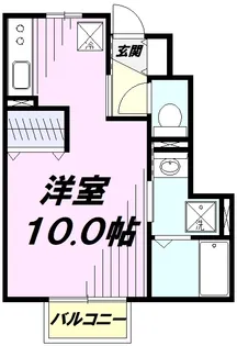 ラ・グラシューズ【1階】の間取り