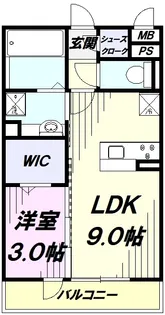 グレースコート【1階】の間取り