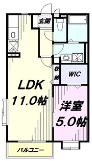 ボヌール【2階】の間取り