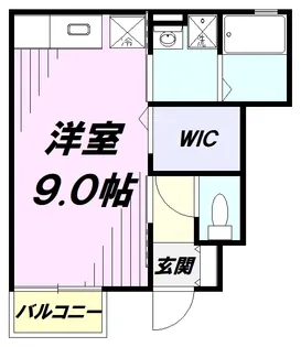 フロース【1階】の間取り
