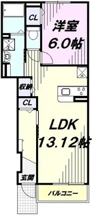 アンタレス・タツイ【1階】の間取り