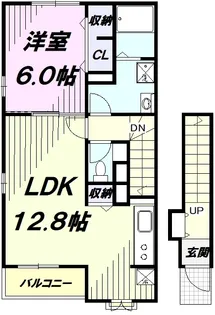 プラシード・パラッツオ【2階】の間取り
