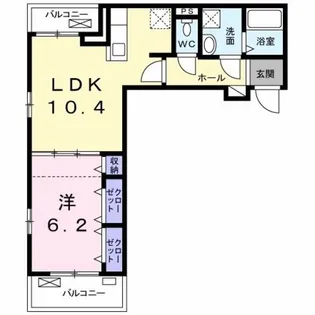 グランデ・フェリーチェ【3階】の間取り