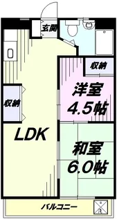 二宮ハイツ【102号室】の間取り