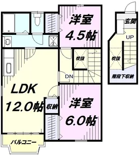 サン エトワールⅠ【2階】の間取り