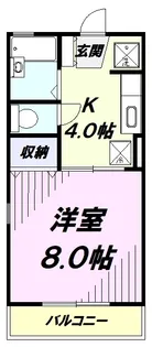 コスモス A【1階】の間取り
