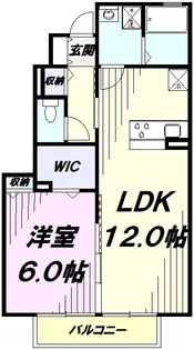 グランシャリオ万願寺【1階】の間取り