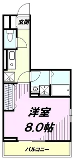 レジデンス甲州街道Ⅰ【1階】の間取り