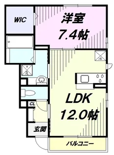 アンベリール 一番町【1階】の間取り