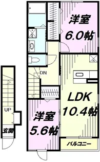 ヴァン フォーレⅡ【2階】の間取り