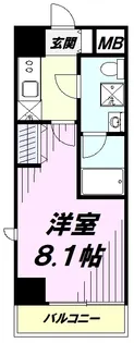 LUMEED立川 【5階】の間取り