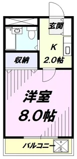 ハイツタカノ【1階】の間取り