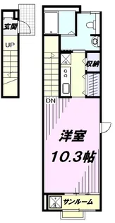 ミレ フェイル【2階】の間取り