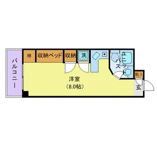 ラ・パルフェ・ド・立川No.1【3階】の間取り