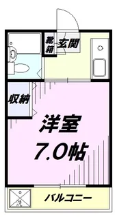 小野ハイツ【2階】の間取り