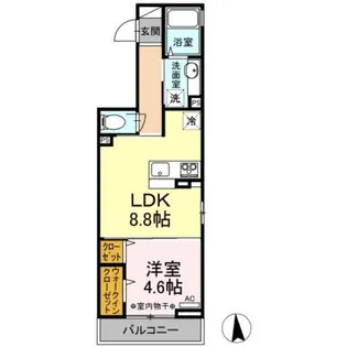 アンタレス【3階】の間取り