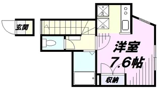 アリビオ立川【2階】の間取り