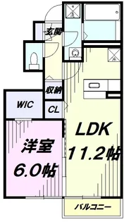 ミルキーコート【1階】の間取り