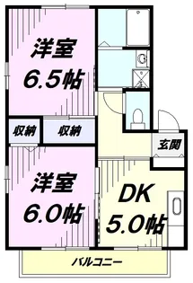 ドエルA【1階】の間取り
