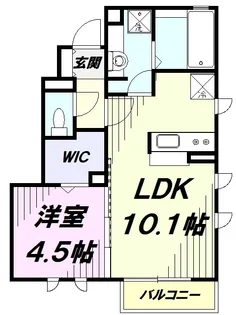 ラフィーネⅦ【1階】の間取り