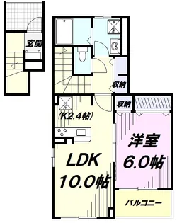 フォルトゥーナ【2階】の間取り