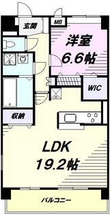 ウィステリア【4階】の間取り