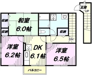 サンクレスト【2階】の間取り