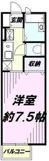 ジュネス・パレ 【2階】の間取り