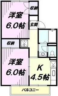 ハイム茜【1階】の間取り