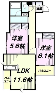 ブルーム(BLOOM)【2階】の間取り