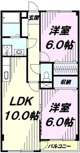 ヴィラプリムヴェール【1階】の間取り