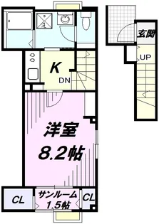 エルベート Ⅱ【2階】の間取り