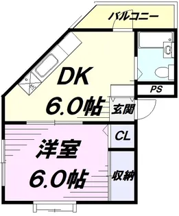 レインボーロッジ【2階】の間取り