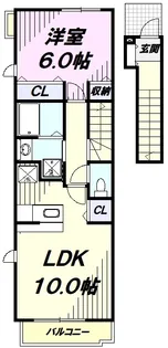 ノーブル・スクエア【2階】の間取り