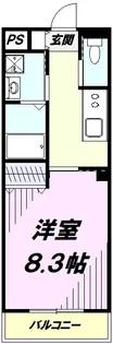 サン アベニュー【1階】の間取り