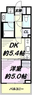 SILVERADO SHIBASAKI‐CHO【2階】の間取り