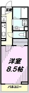 フォンティーヌ柴崎【2階】の間取り