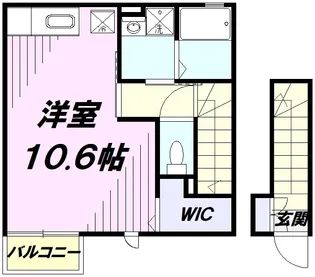 フロース【2階】の間取り