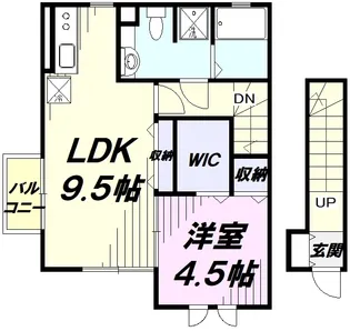 セジュール日野本町【2階】の間取り